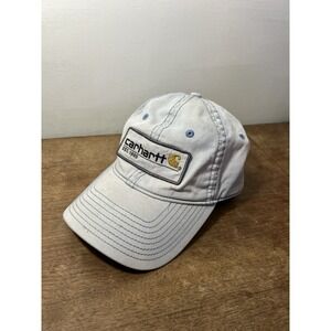 As Is-some Spotting-vintage Carharrt Blue Trucker Hat Decal Southern Workwear